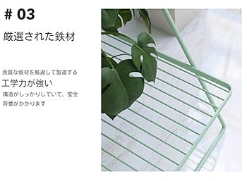 Amazon | アメリカンカントリー アイアンフラワーラック 床置き